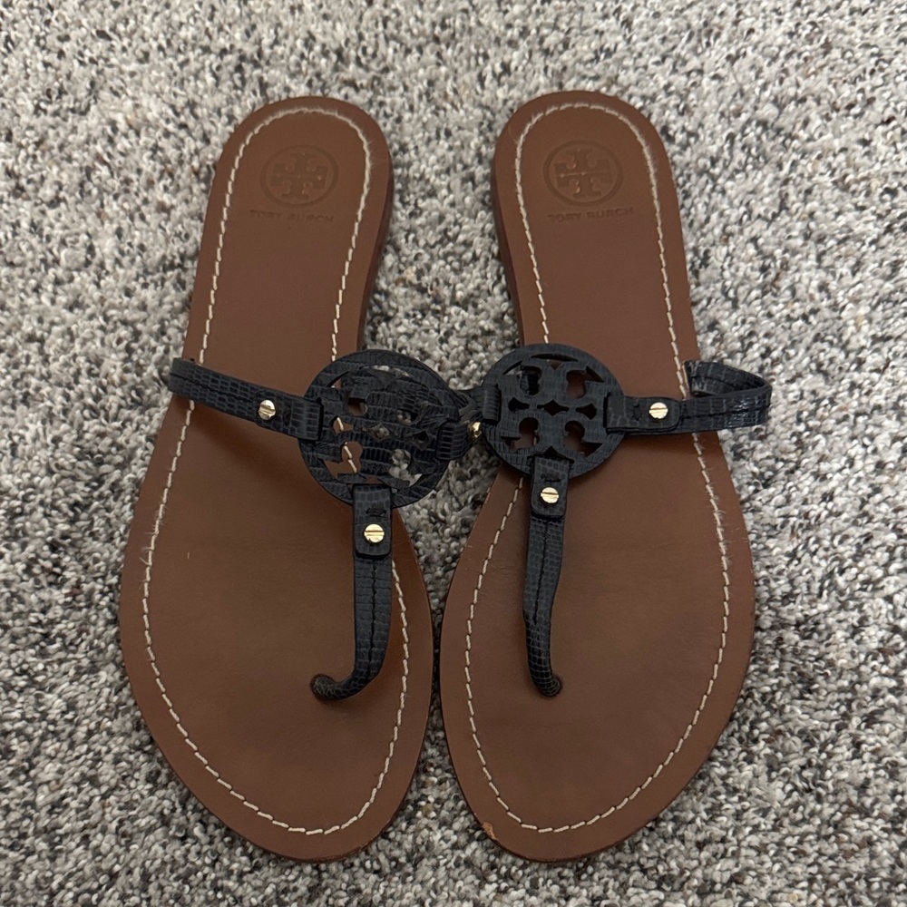 Tory Burch Dark Navy sandal size 8
